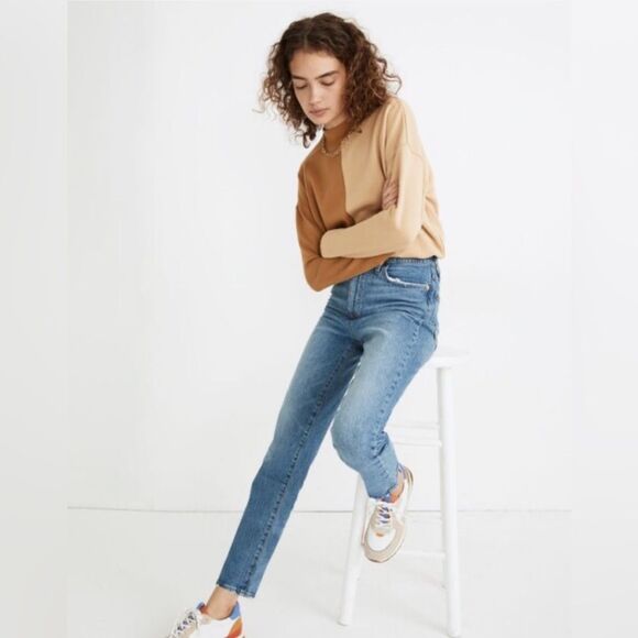 Madewell Classic Straight Jeans in Nearwood Wash Size 24 M3520 - Picture 2 of 16